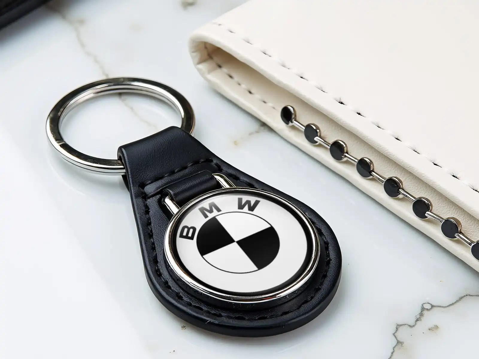 BMW Custom Leather Keychains Personalized Touch Gift